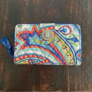 Vera Bradley Wallet (Marina Paisley pattern)